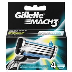Gillette Mach 3 Ξυραφάκια 4 Τμχ