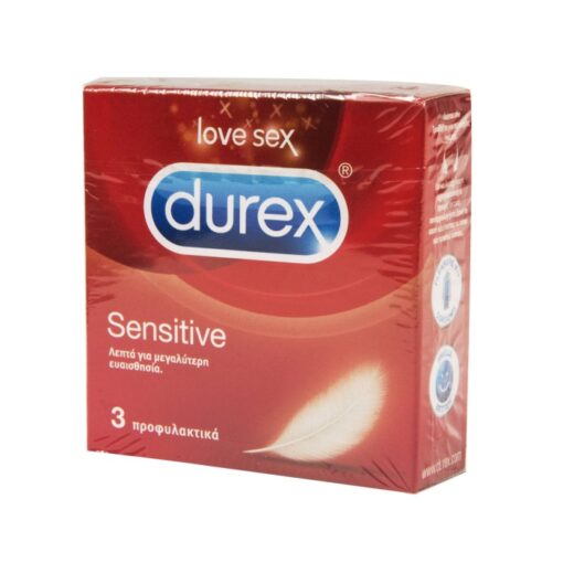 Durex Sensitive Προφυλακτικά 3 Τμχ