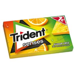 Trident Senses Τροπικά Φρούτα Τσίχλες 27gr (Τεμάχιο)