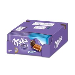Milka Oreo Σοκολάτα 100gr (Συσκευασία 22 Τεμαχίων)