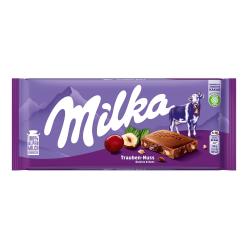Milka Raisins & Hazelnuts Σοκολάτα 100gr