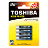 Toshiba AAA High Power Αλκαλικές Μπαταρίες 4 Τμχ