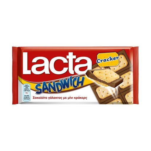 Lacta Sandwich Cracker Σοκολάτα 87gr