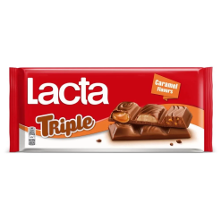 Lacta Triple Caramel Σοκολάτα 90gr