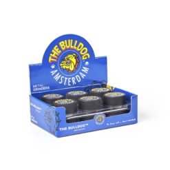 Τρίφτης Καπνού Μεταλλικός 45mm 3 Θέσεων Μαύρος The Bulldog (Συσκευασία)