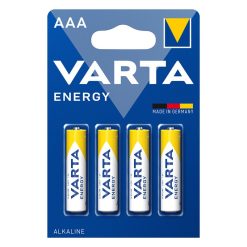 Varta Energy AAA Αλκαλική Μπαταρία 4 Τμχ