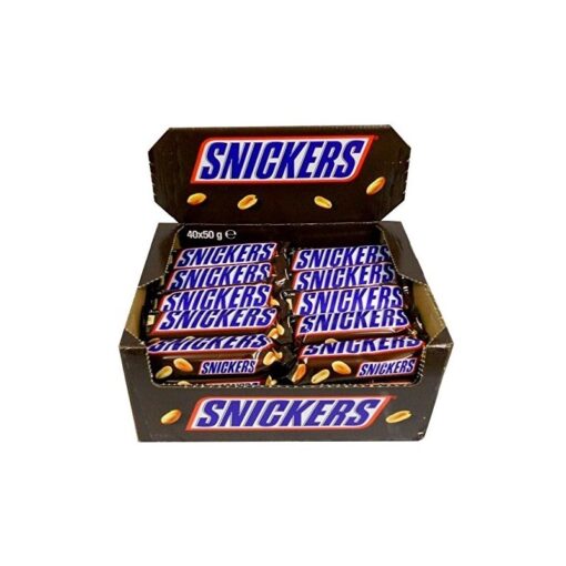 Snickers Σοκολάτα 50gr (Συσκευασία 40 Τεμαχίων)