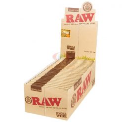 Raw Organic Hemp Χαρτάκια 60 Φύλλα (Συσκευασία 50 Τεμαχίων)