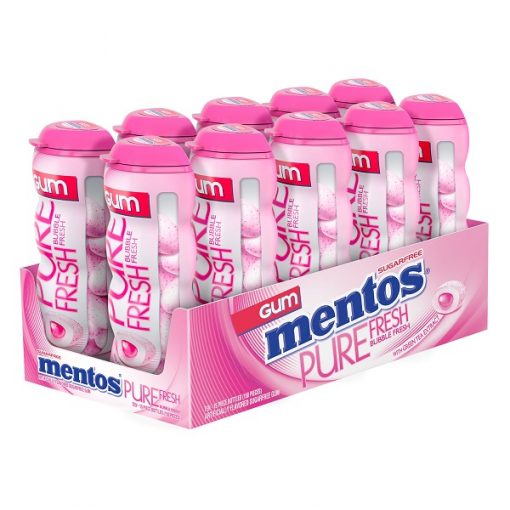 Mentos Pure Fresh Bubble Fresh Μπουκάλι Τσίχλες