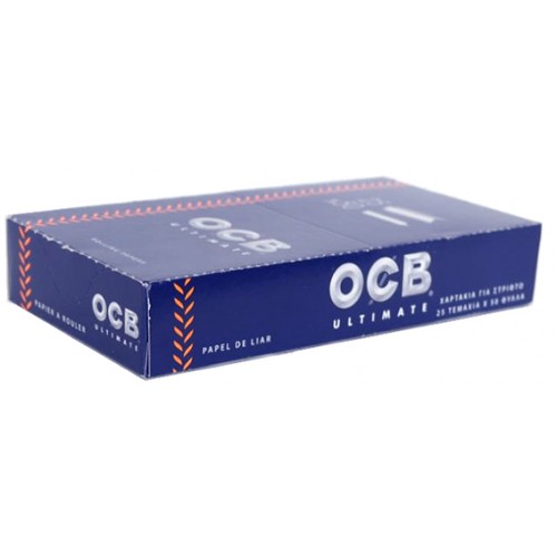 Ocb Ultimate Χαρτάκια (Συσκευασία 25 Τεμαχίων)