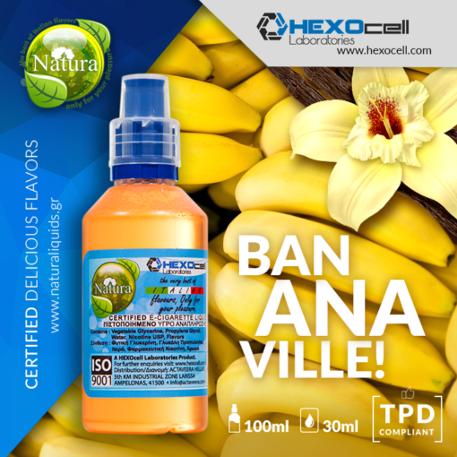 Natura Bananaville 30/60ml (Flavour Shots)