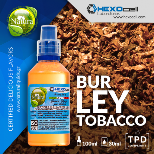 Natura Burley Tobacco 30/60ml (Flavour Shots)