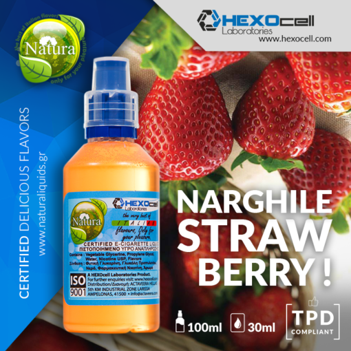 Natura Narghile Strawberry 30/60ml