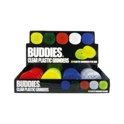 Buddies Πλαστικό 60mm 2 Parts Grinder (Συσκευασία 16 Τεμαχίων)