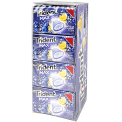 Trident Max Frost Blueberry Citrus Τσίχλες 20gr (Συσκευασία 16 Τεμαχίων)