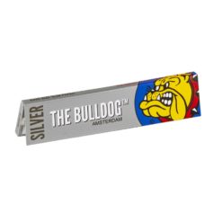 The Bulldog Ασημί King Size Slim Χαρτάκια