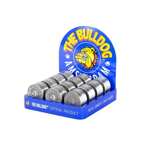 Τρίφτης Καπνού Μεταλλικός 40mm 3 Θέσεων The Bulldog (Συσκευασία)
