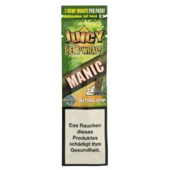 Juicy Hemp Wraps Manic 2 Τμχ Πουρόφυλλα (Τεμάχιο)
