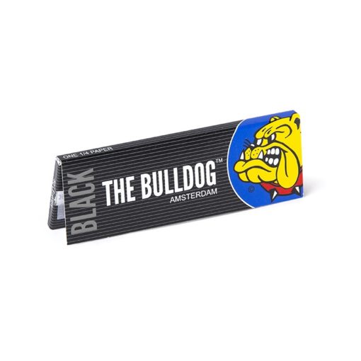 The Bulldog Μαύρα 1.1/4 Χαρτάκια (Τεμάχιο)