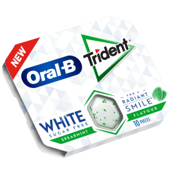 Trident Oral-B White Δυόσμος 17gr (Τεμάχιο)
