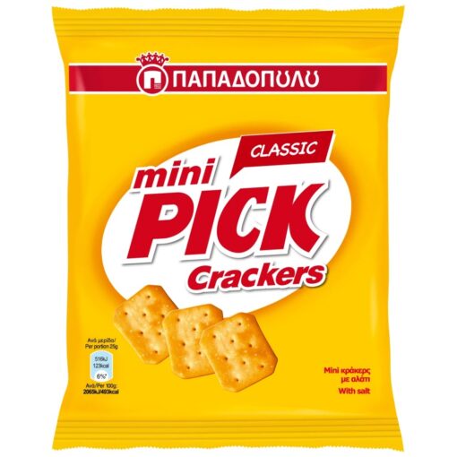 Παπαδοπούλου Pick Crackers Classic Mini 70gr